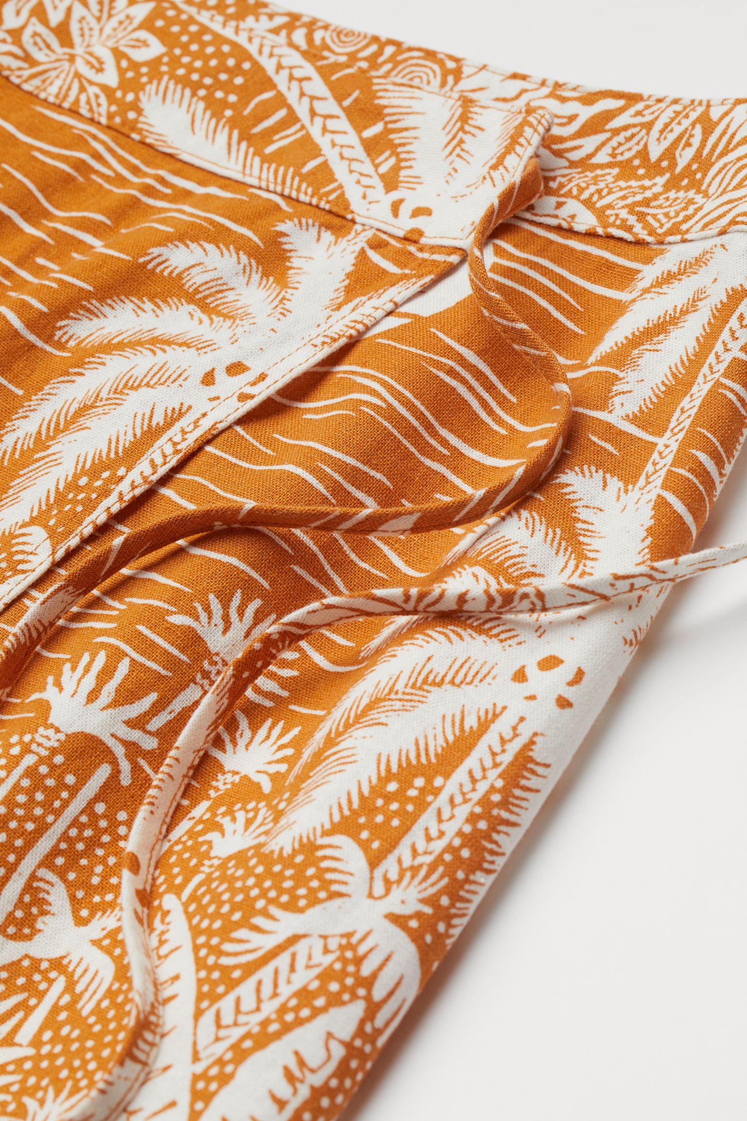 Юбка льняная р. 40 Тыквенный (8557911wer) - фото 2 Юбка льняная р. 40 Тыквенный (8557911wer) - фото 2