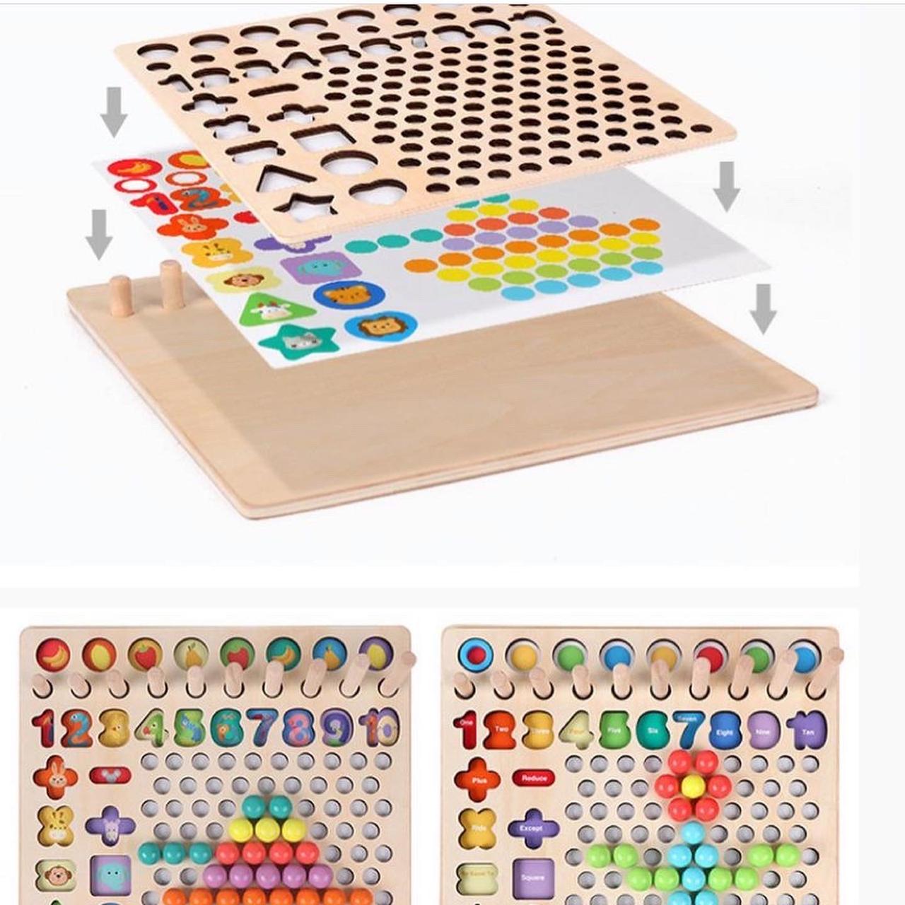 Розвиваюча дерев'яна гра Fun Game WD13118 Сортер Монтессорі 5в1 з риболовлею (1531076615) - фото 6 Розвиваюча дерев'яна гра Fun Game WD13118 Сортер Монтессорі 5в1 з риболовлею (1531076615) - фото 6