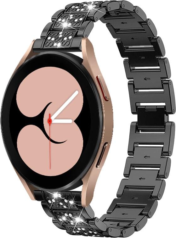 Браслет металлический Glam для Galaxy Watch 4 40 мм Black (32790-2B)