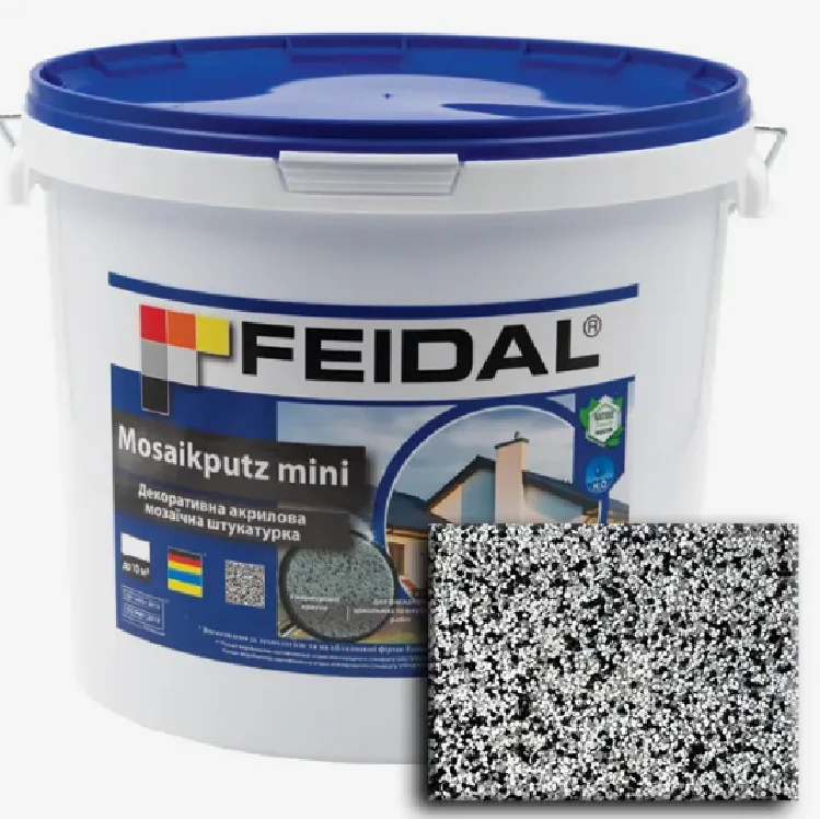 Декоративна штукатурка акрилова мозаїчна Feidal Mosaikputz mini А30 15 кг (1886455797)