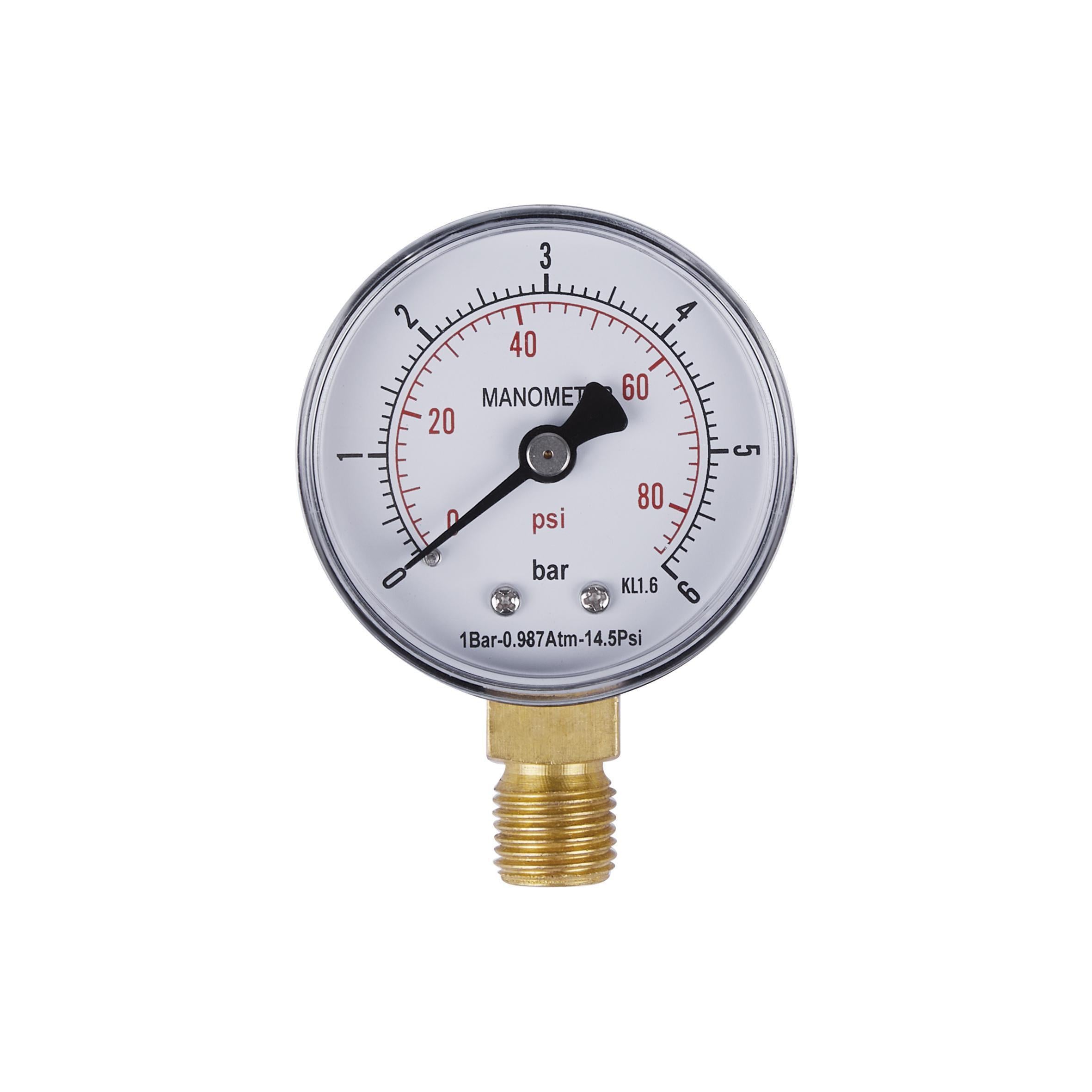 Манометр SD Plus SD1706B 50 мм 1/4"нижнее подключение (22353926)