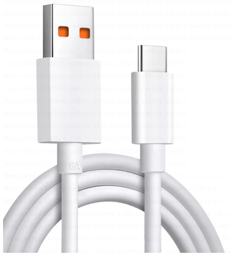 Кабель Data Cable Mi Turbo/Hyper Charge 120W/6A 1 м USB на Type-C/USB-C White