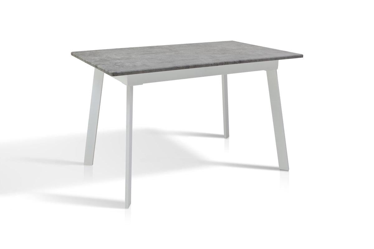 Обідній стіл Мікс Меблі Етна 1200х750 мм Білий/Мармур світлий (25402647) - фото 1 Обідній стіл Мікс Меблі Етна 1200х750 мм Білий/Мармур світлий (25402647) - фото 1