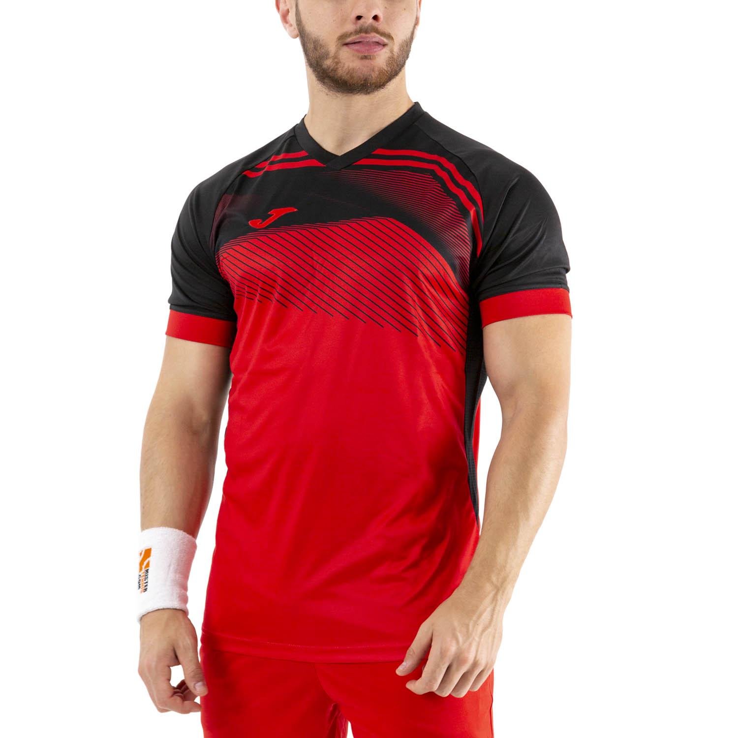 Футболка Joma 101604.601 Supernova Ii T-Shirt 2XS Red/Black (9999242944047)