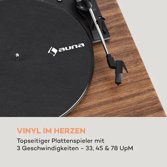 Проигрыватель винила Auna Connect Vinyl Cube+ Коричневый (10034557) - фото 6