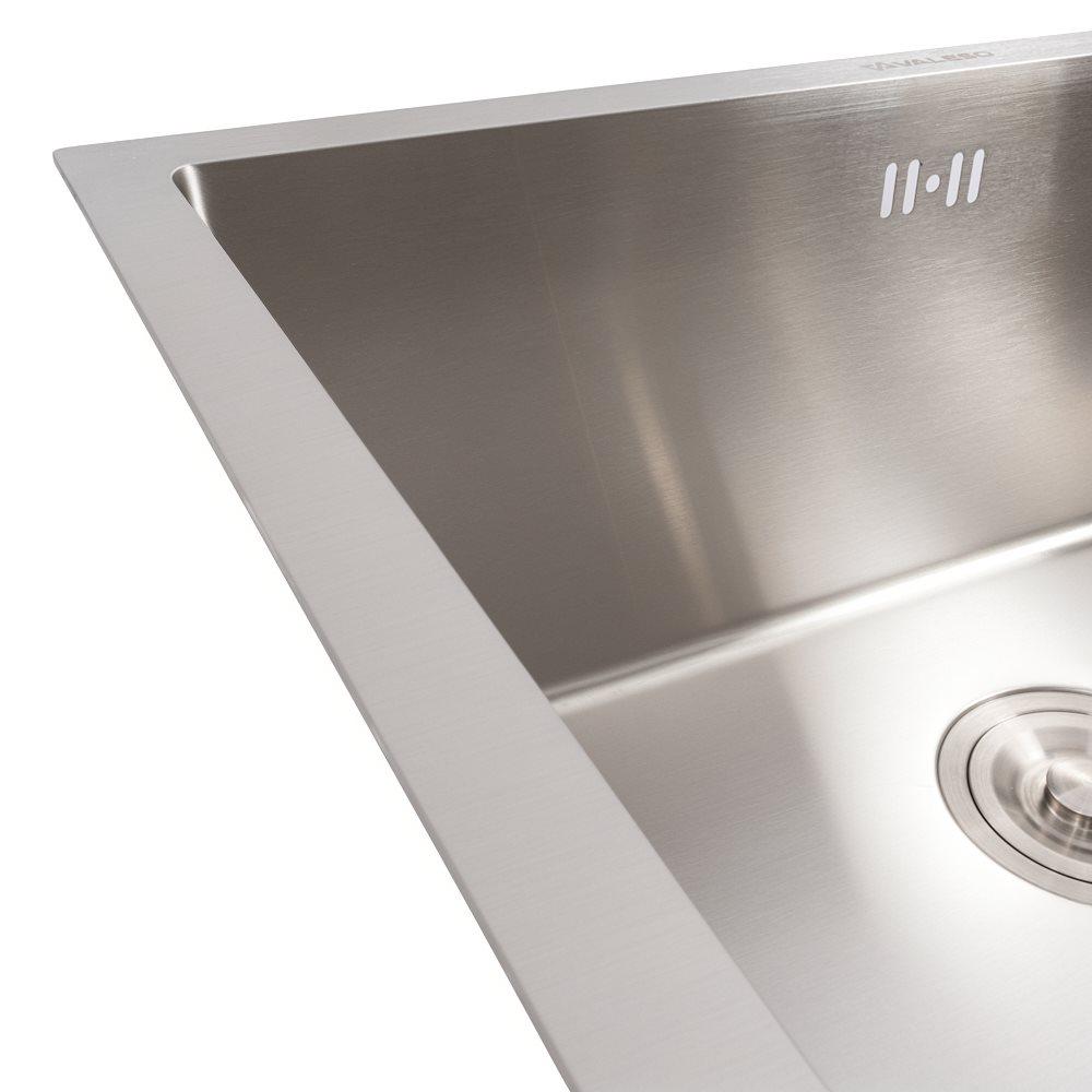 Кухонный комплект Valeso Handmade мойка 58x43 см монтаж под столешницу/смеситель XK08A (000050607) - фото 5