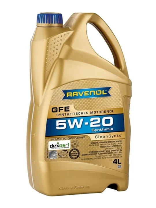Моторное масло RAVENOL GFE 5W-20 4 л (1111111004)