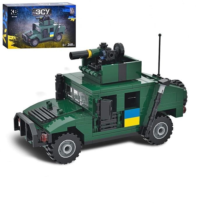 Конструктор Limo Toy Военный джип Хаммер 268 деталей (KB 1108)