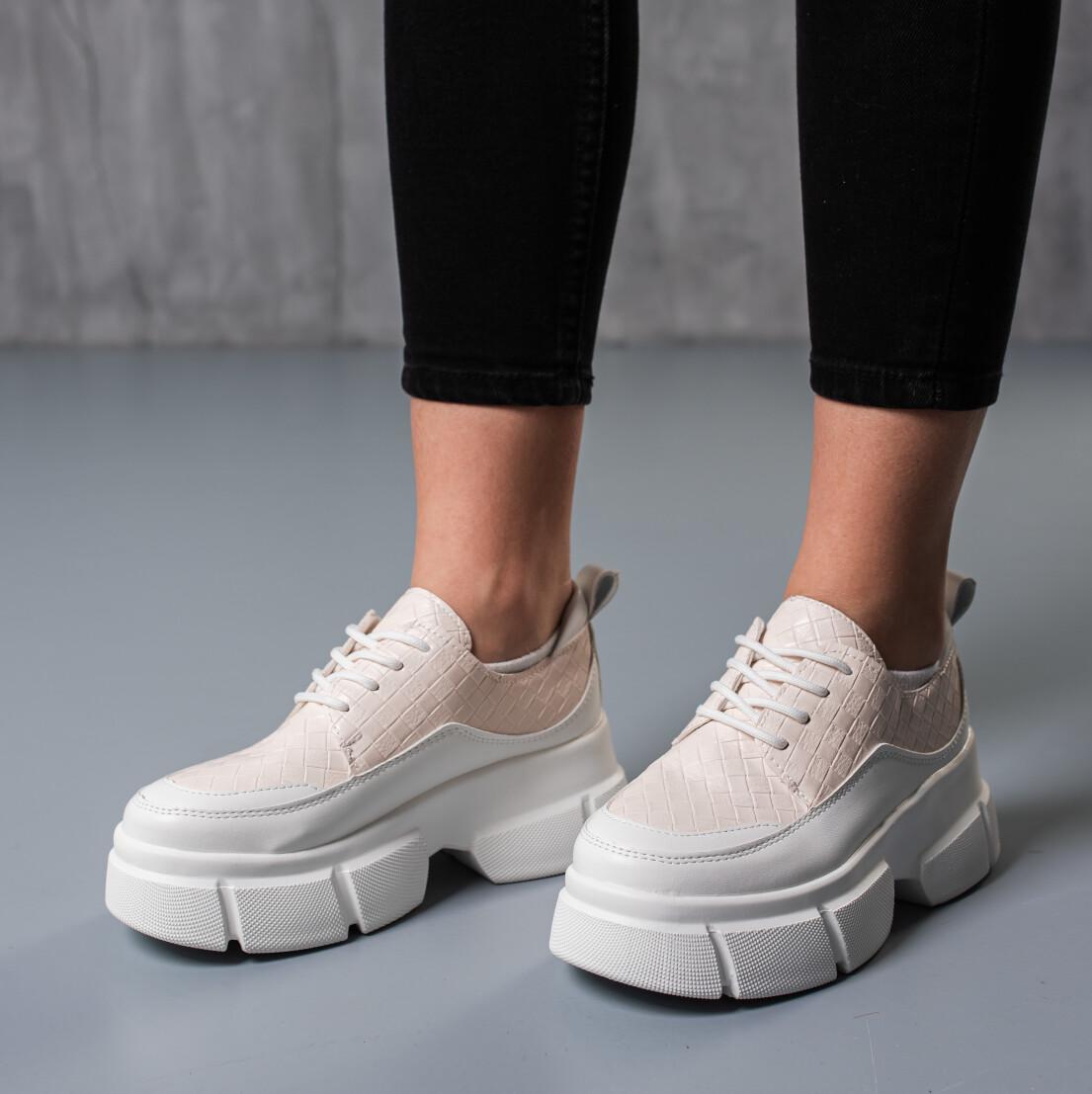 Кросівки жіночі Fashion р. 40 24,5 см Бежевий (3766)