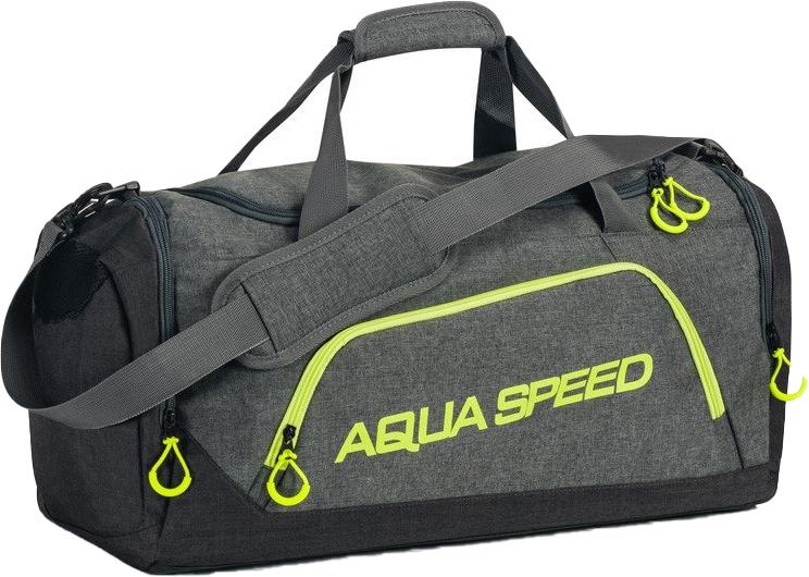 Сумка спортивная Aquaspeed DUFFEL BAG 6728 48x25x29 cм Серо-зеленый (5908217667281)