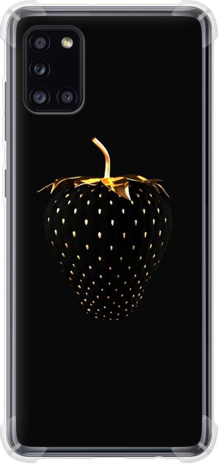 Чехол на Samsung Galaxy A31 A315F Черная клубника (3585sp-1908-42517)