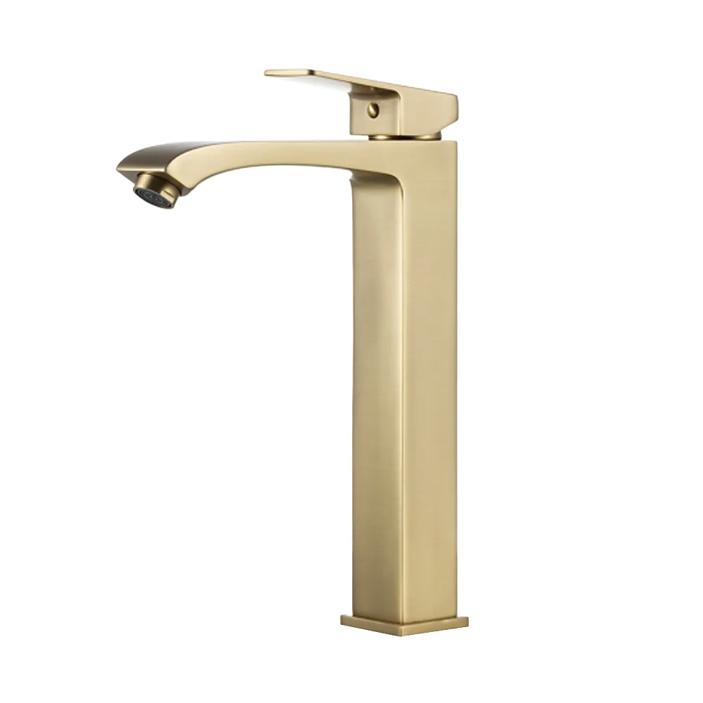 Смеситель для умывальника FRAP высокий Золотой (1055643)