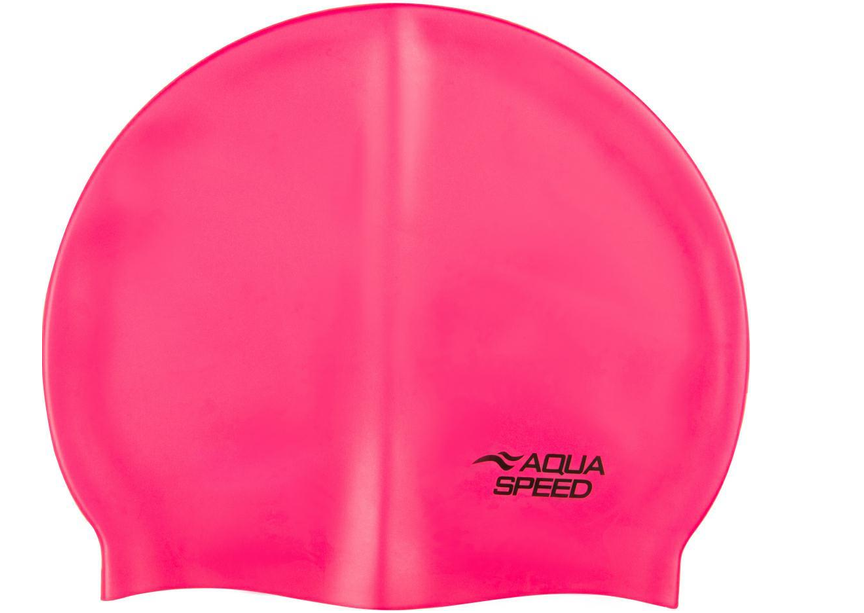 Шапочка для плавания Aqua Speed ​​MONO XL силикон Розовый (6936116102261)