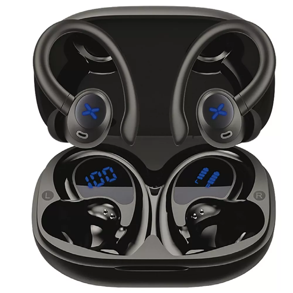 Наушники беспроводные Proove X-Go TWS APP Bluetooth 5.4 кейс 400 мАч Black (TWXG0001AP01)