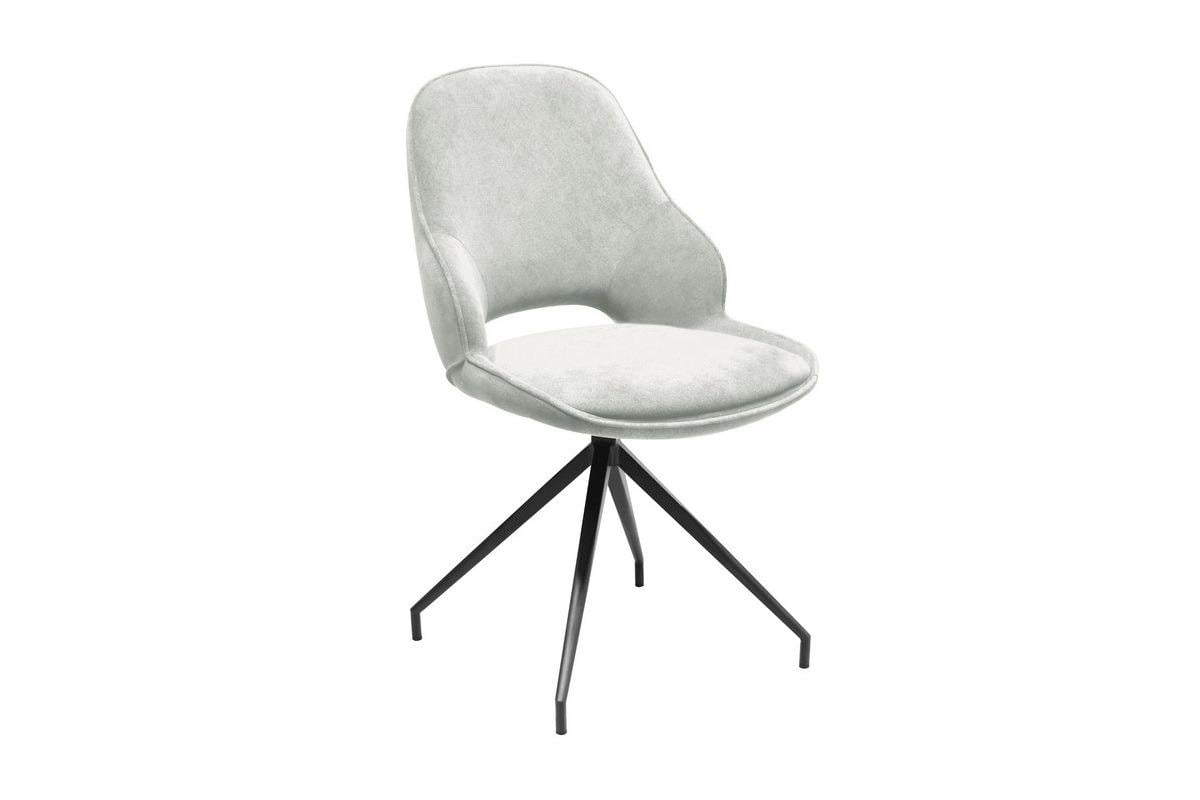 Стул поворотный Vetro Mebel R-110 металл/ткань Черный/Миндаль жареный (R-110-roasted-almonds/black)