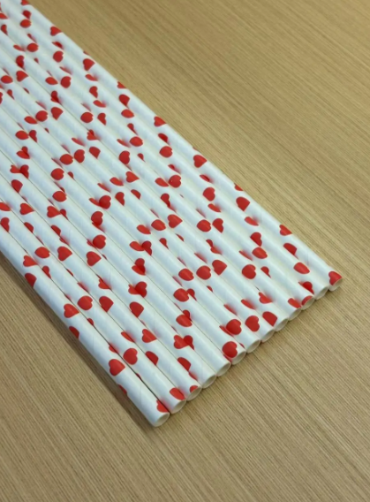 Трубочки коктейльные с принтом сердечек 25 шт. 20 см Красно-белый (2108/15) - фото 4 Трубочки коктейльные с принтом сердечек 25 шт. 20 см Красно-белый (2108/15) - фото 4