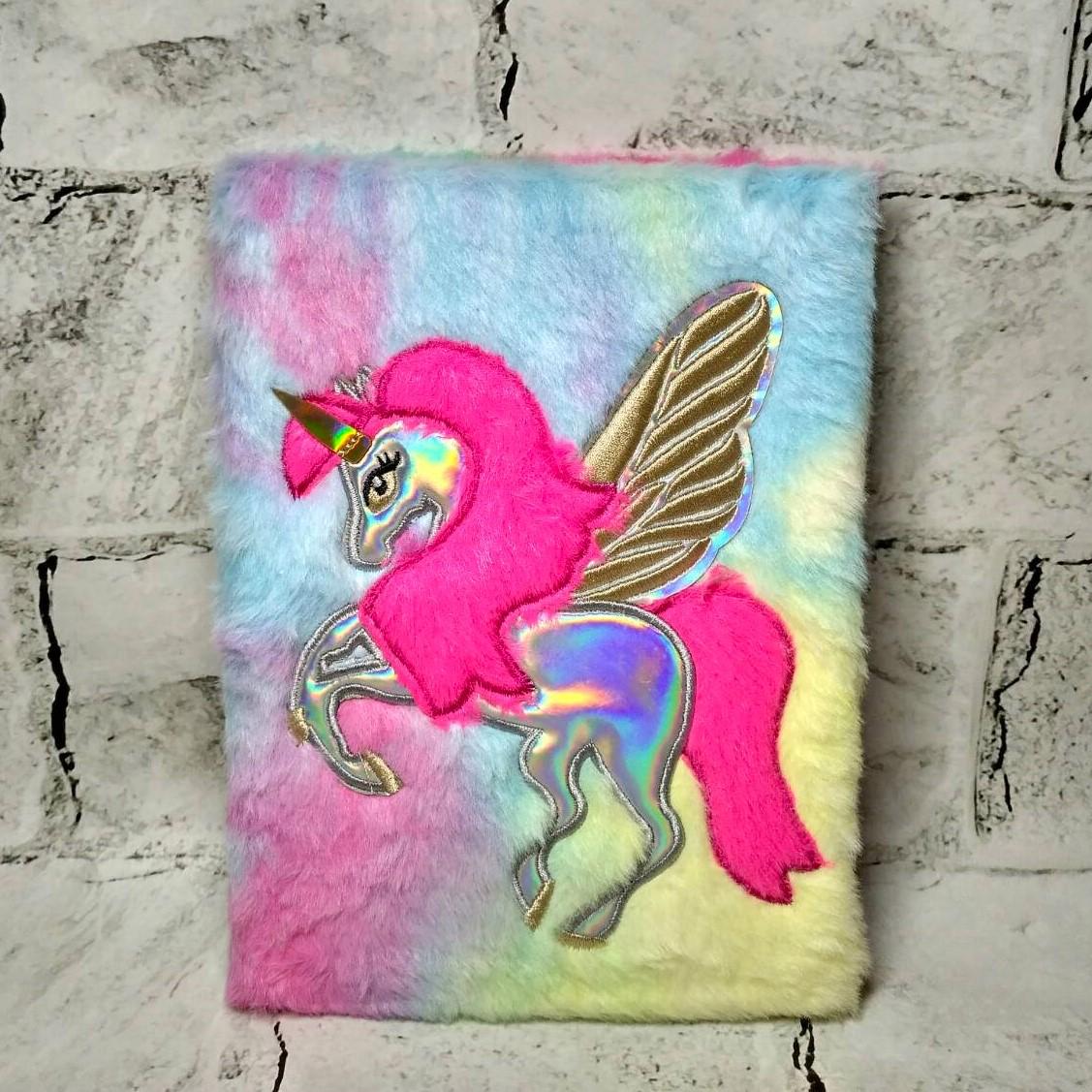 Блокнот Единорог пушистый 80 листов Цветной (MR-561-2) - фото 2 Блокнот Единорог пушистый 80 листов Цветной (MR-561-2) - фото 2