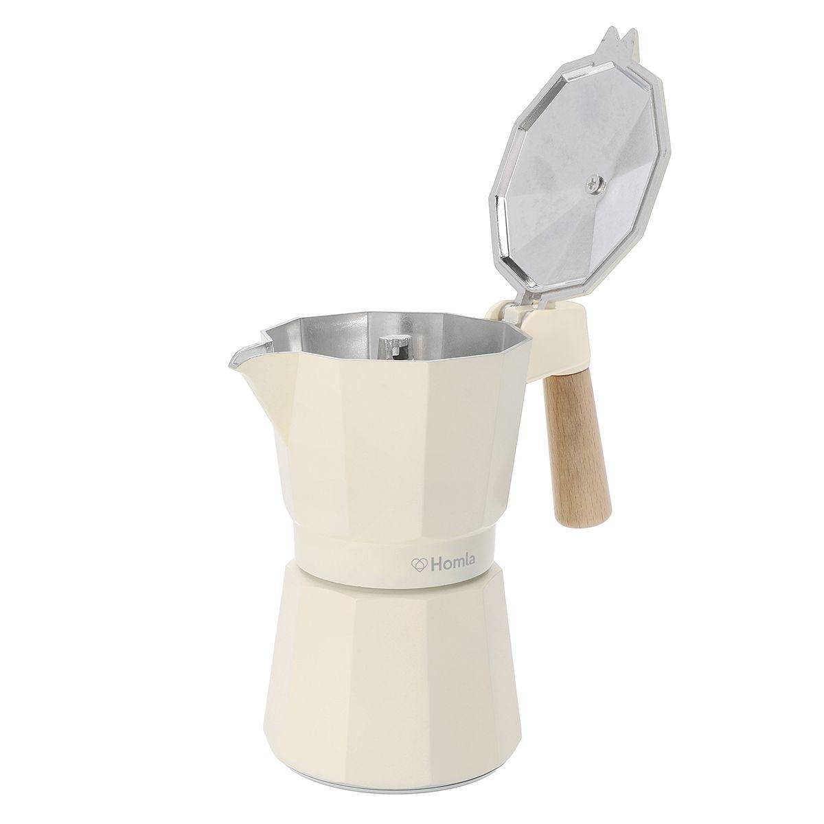 Кофеварка гейзерная Homla MIA MOKKA 300 мл Бежевый (209497) - фото 3