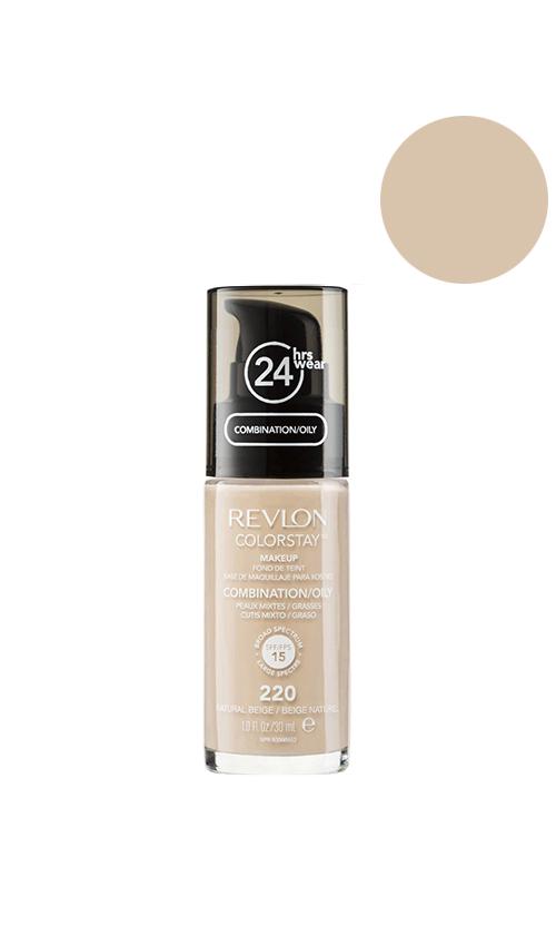 Тональний крем Revlon ColorStay Foundation For Combination/Oily Skin SPF15 220 Natural Beige (20789)