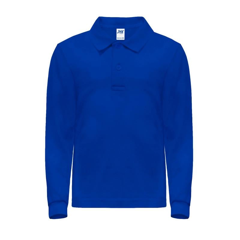 Детская футболка JHK KID POLO LS 12/14 Синий (RB)