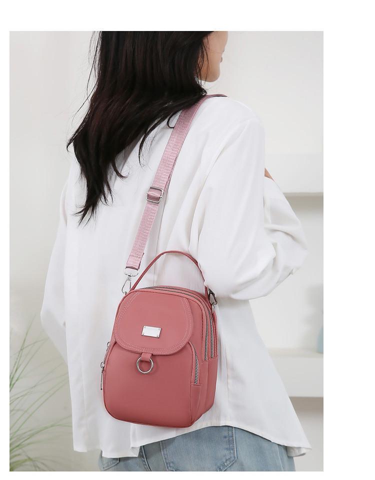 Женская сумка классическая 10649 кросс-боди Темно-розовый (29471896) - фото 5 Женская сумка классическая 10649 кросс-боди Темно-розовый (29471896) - фото 5