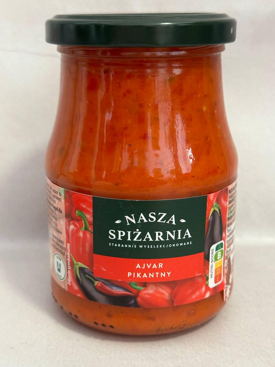 Соус Nasza Spizarnia Ajvar Pikantny 350 г (20005336)