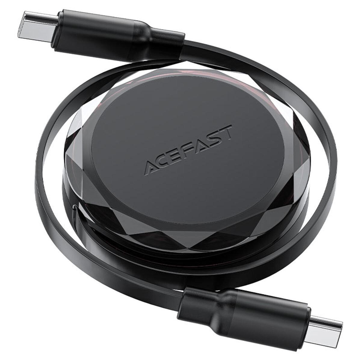 Кабель Acefast C13-03 USB-C для USB-C 60W зарядка та передача даних Чорний (606216) - фото 3 Кабель Acefast C13-03 USB-C для USB-C 60W зарядка та передача даних Чорний (606216) - фото 3
