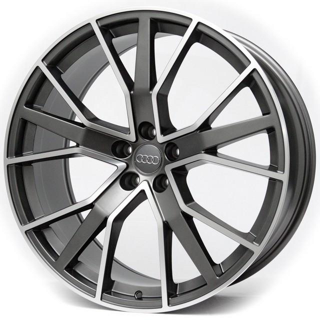 Диски литі Replica Audi A970 10x22 5x112 ET21 DIA66,6 Matte Graphite Machined Face (1002032121)