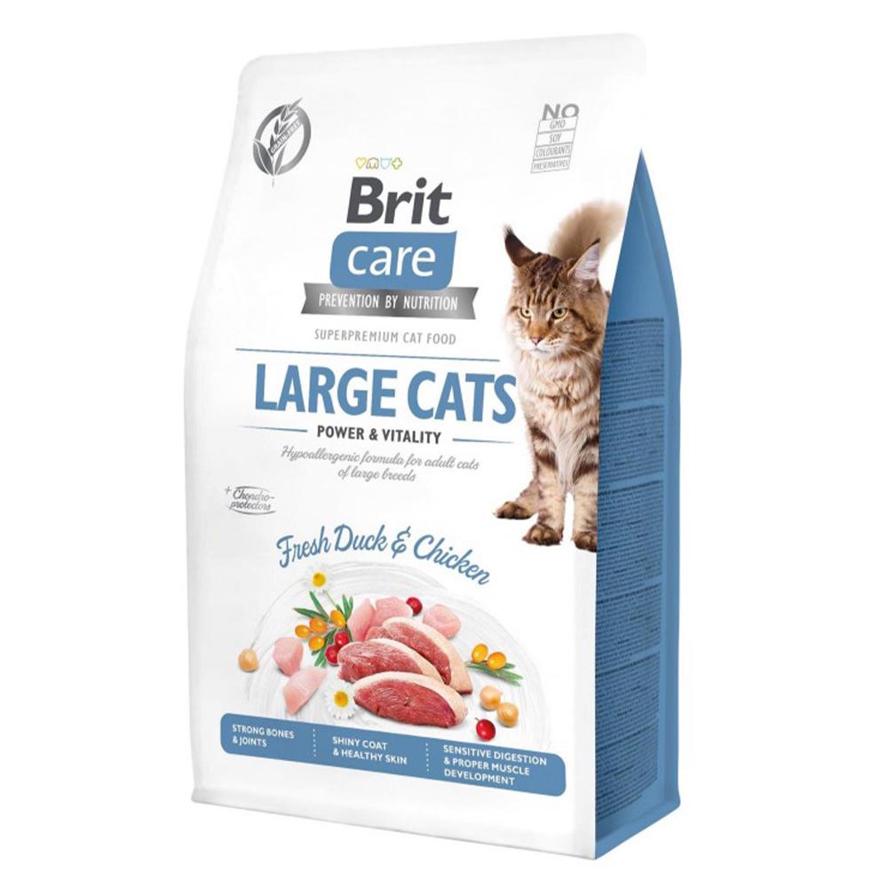 Сухой корм для котов Brit Care Cat GF Large cats Power & Vitality - 2 кг
