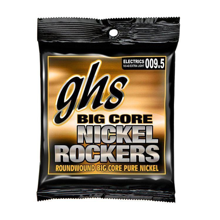 Струни для електрогітари GHS Nickel Rockers Big Core BCXL 9-43 (115256)