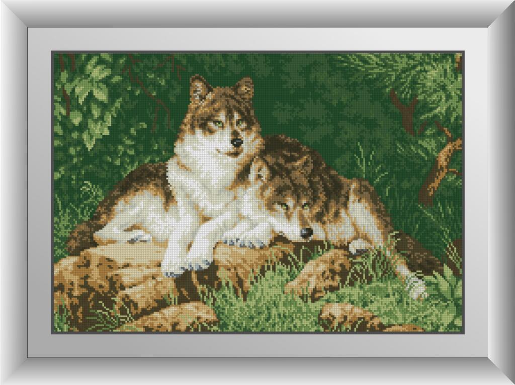 Алмазная мозаика Dream Art Лесные хищники 39x57 см (DA.30181)