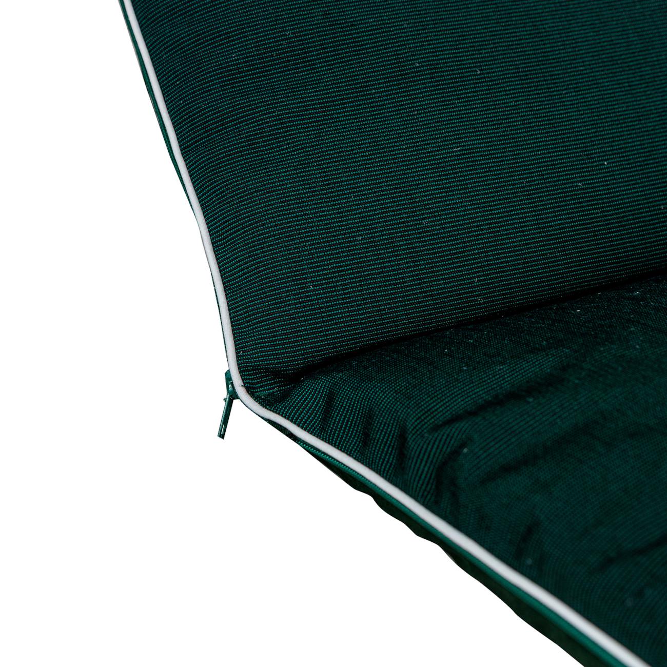 Матрас для шезлонга Ost-Fran TRIO тексилк 189x58x5 см Темно-зеленая дерюга 8503 (3906) - фото 3