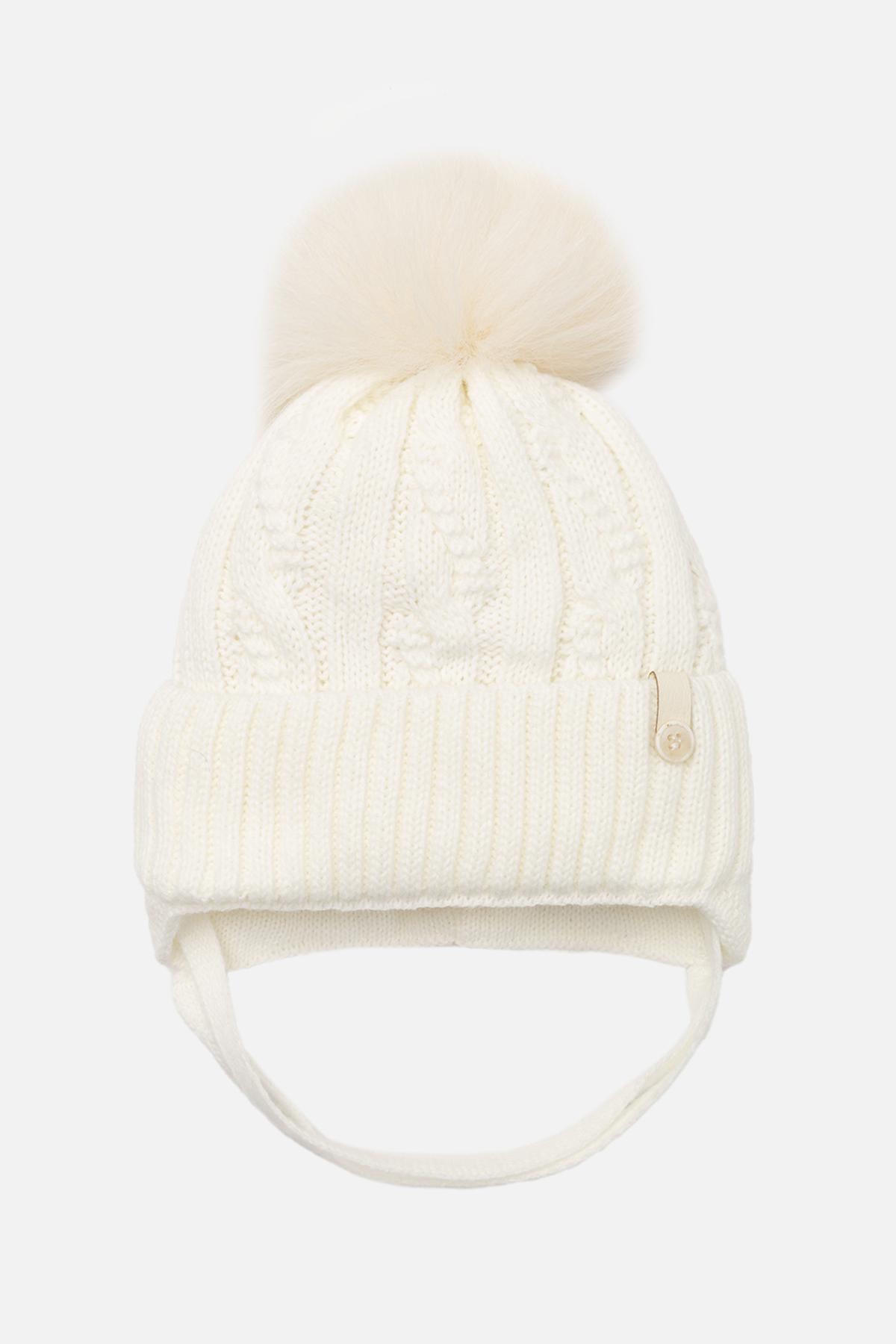 Шапка для мальчика 40-42 см Молочный (ЦБ-00263335)