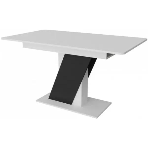 Обеденный стол раскладной ART IN HEAD Lendi ЛДСП 80х140/40 см Белый бриллиант/Графитный (TB18010700000) - фото 2 Обеденный стол раскладной ART IN HEAD Lendi ЛДСП 80х140/40 см Белый бриллиант/Графитный (TB18010700000) - фото 2