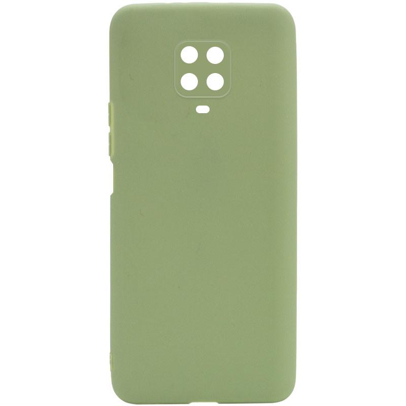 Противоударный силиконовый чехол Candy Full Camera для Xiaomi Redmi Note 9s / Note 9 Pro / Note 9 Pro Max Фисташковый