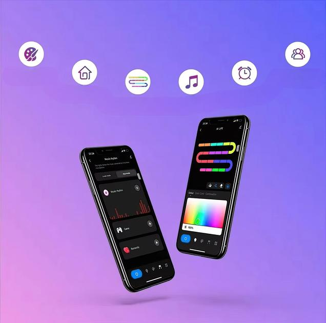 Гирлянда Smart LED Матовый шарик с приложением/пультом/Bluetooth USB 10 м (16899h) - фото 12