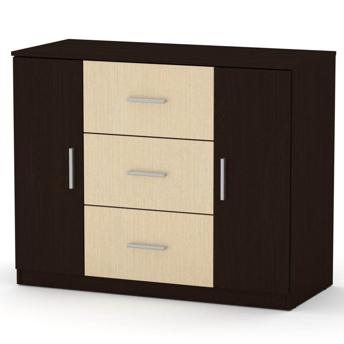 Комод для вещей Компанит 3+2 Венге комби (17940) - фото 1 Комод для вещей Компанит 3+2 Венге комби (17940) - фото 1