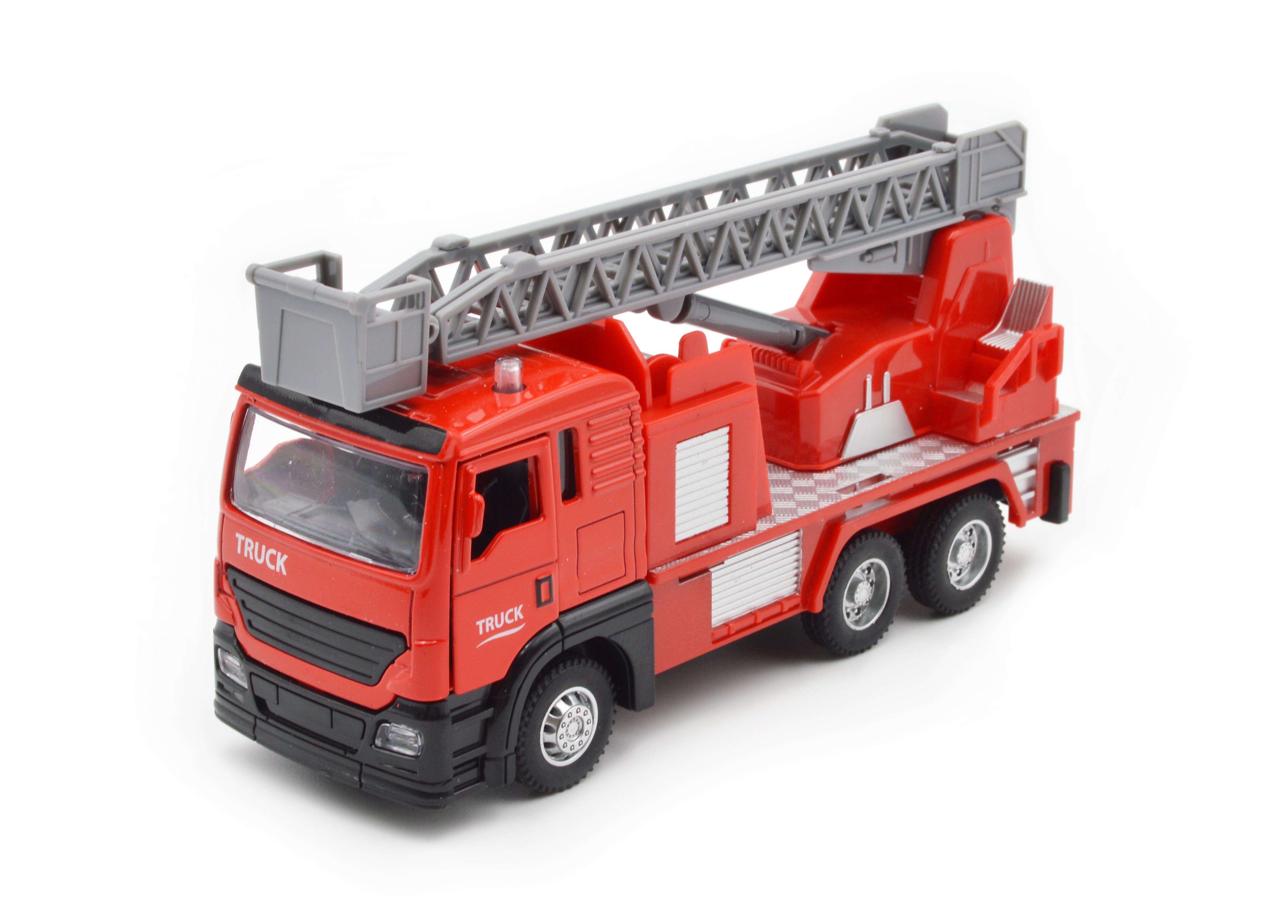 Пожарная машина CLM 11K металлическая кабина звук свет инерция Пожарная машина CLM 11K металлическая кабина звук свет инерция