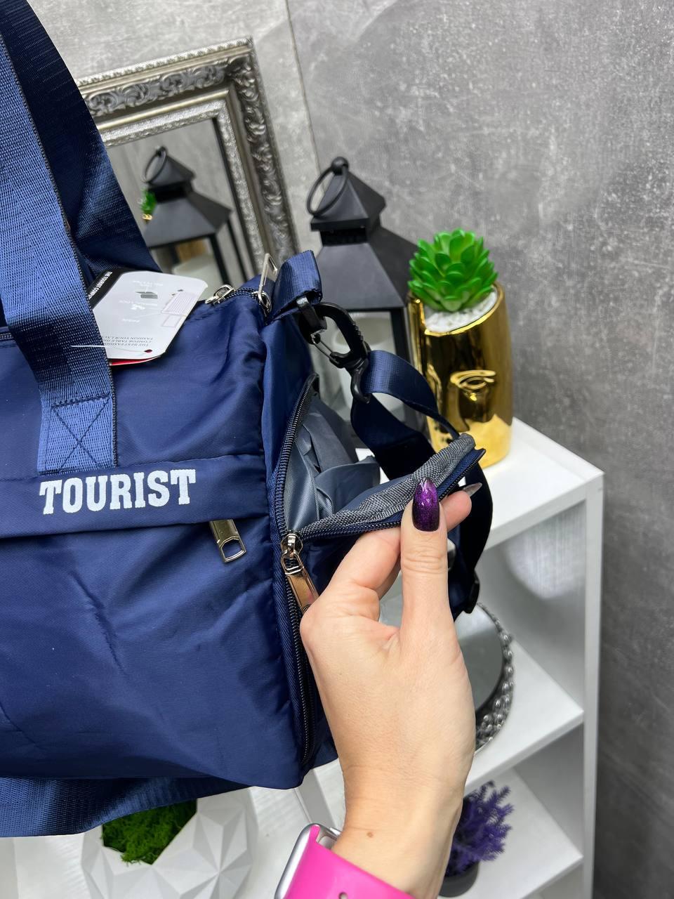 Сумка дорожня зручна зі знімним плечовим ременем через плече 39x25x16 см Синій - фото 5 Сумка дорожня зручна зі знімним плечовим ременем через плече 39x25x16 см Синій - фото 5