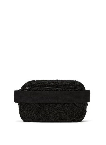 Женская сумка Victoria's Secret Cozy Fleece Belt Bag из флиса Черный (2082993624) - фото 3