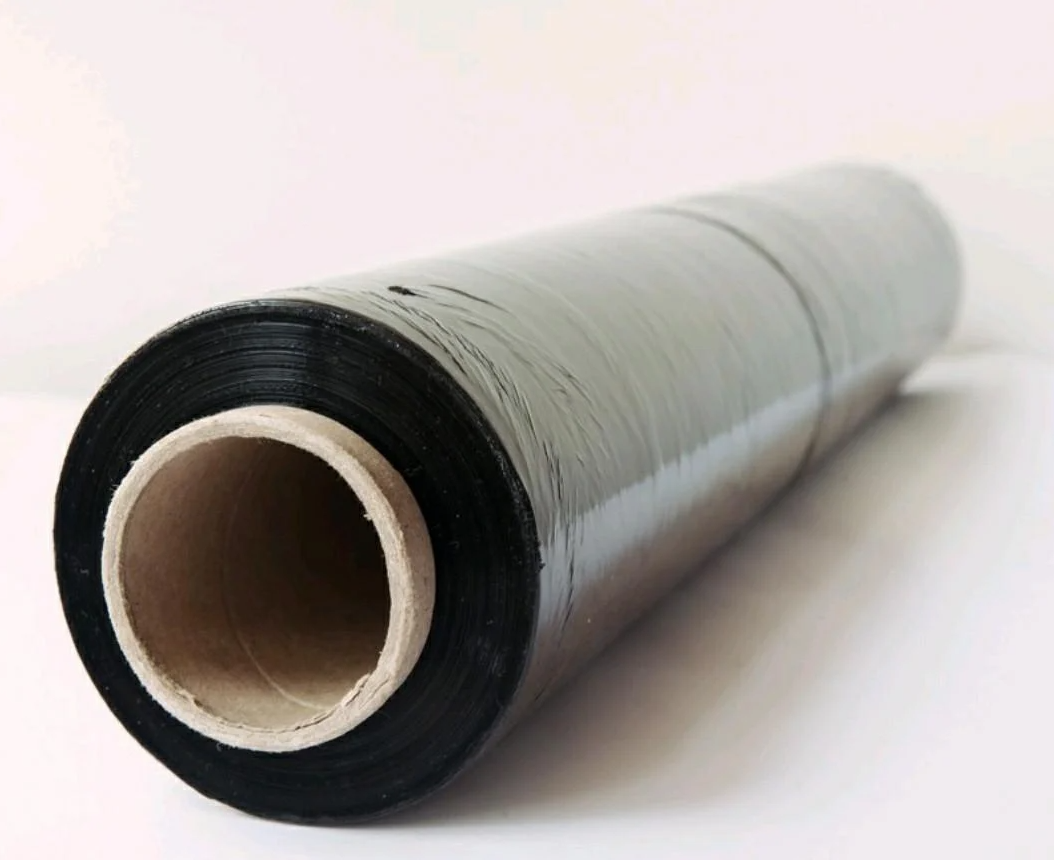 Стретч-пленка первичная 50 см х 300 м 20 мкр 2,5 кг Черный