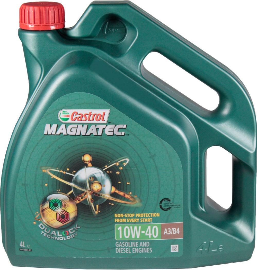 Моторное масло Castrol Magnatec A3/b4 15ca1f бензин/дизель 10W-40 4 л (1400320)