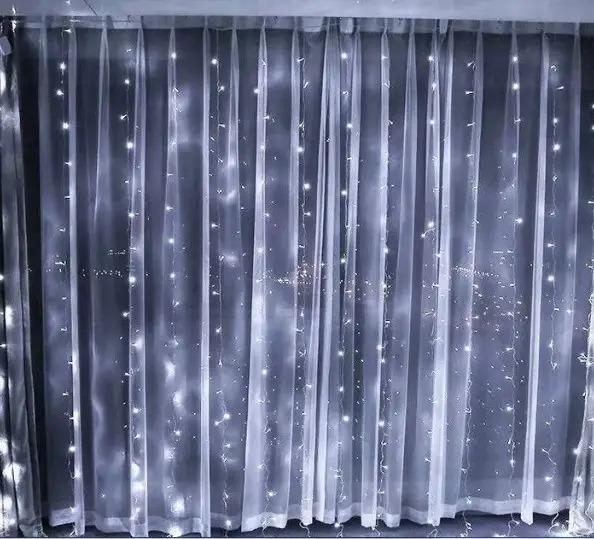 Гірлянда новорічна UKC RD-7154 водоспад 320 LED 3х2 м Білий (3-5-13735)