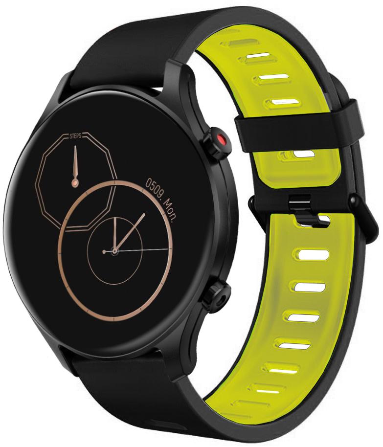 Ремешок Traf для Haylou LS04 RS3 Black Yellow (26307-61)