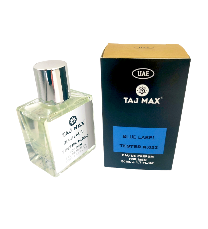 Парфюмерная вода мужская TAJ MAX 022 BLUE LABEL 50 мл (10937)