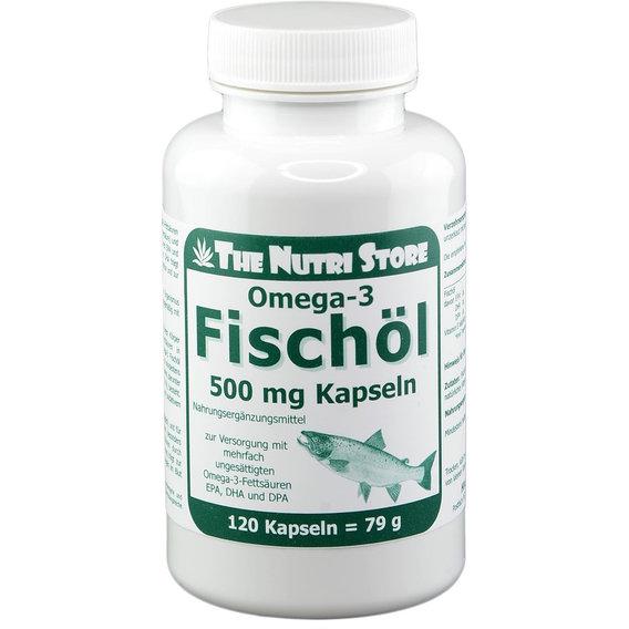Омега 3 The Nutri Store Omega-3 Fish Oil 500 мг 120 Caps (ФР-00000095) Омега 3 The Nutri Store Omega-3 Fish Oil 500 мг 120 Caps (ФР-00000095)