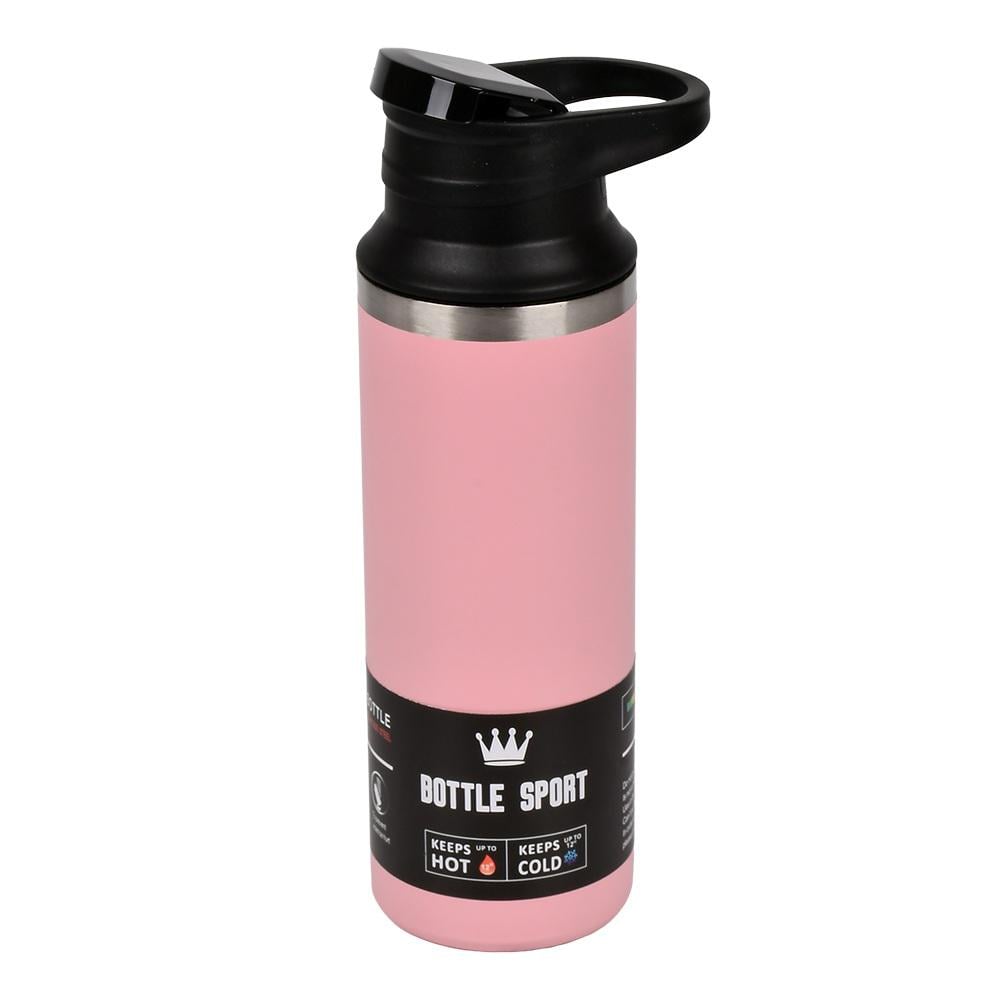Термос-поїлка спортивний Bottle Sport з нержавіючої сталі 550 мл Pink (32926571)