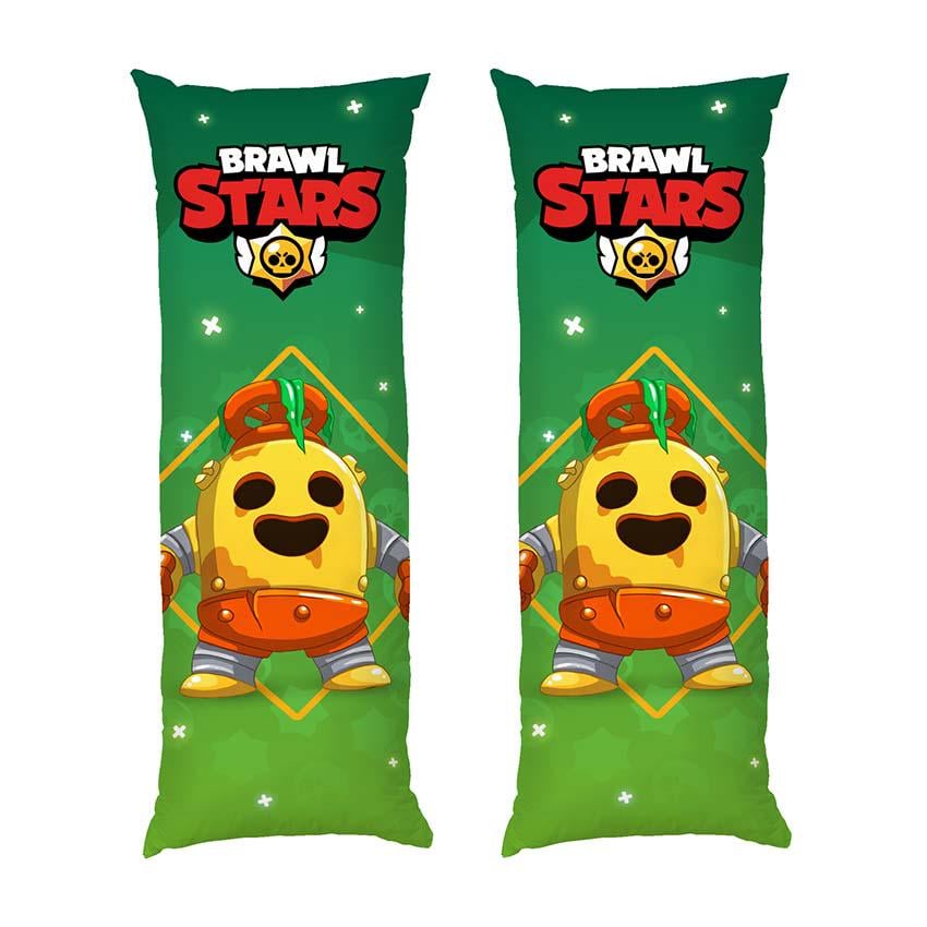 Подушка дакимакура Yellow Spike Brawl Stars габардин 140х45 см (112916-2) Подушка дакимакура Yellow Spike Brawl Stars габардин 140х45 см (112916-2)