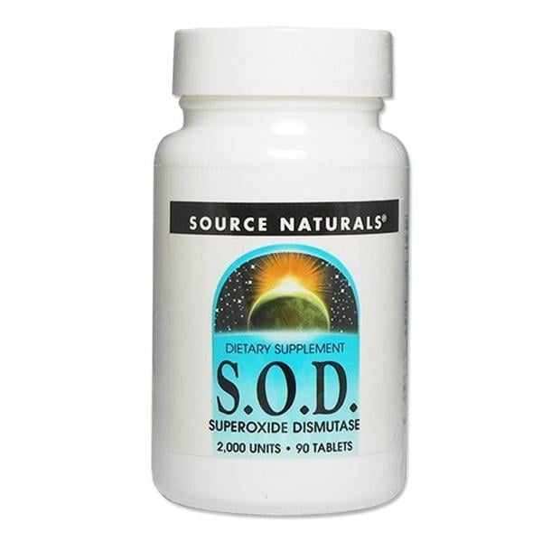 Микроэлемент Магний Source Naturals S.O.D. Superoxide Dismutase 90 Tabs