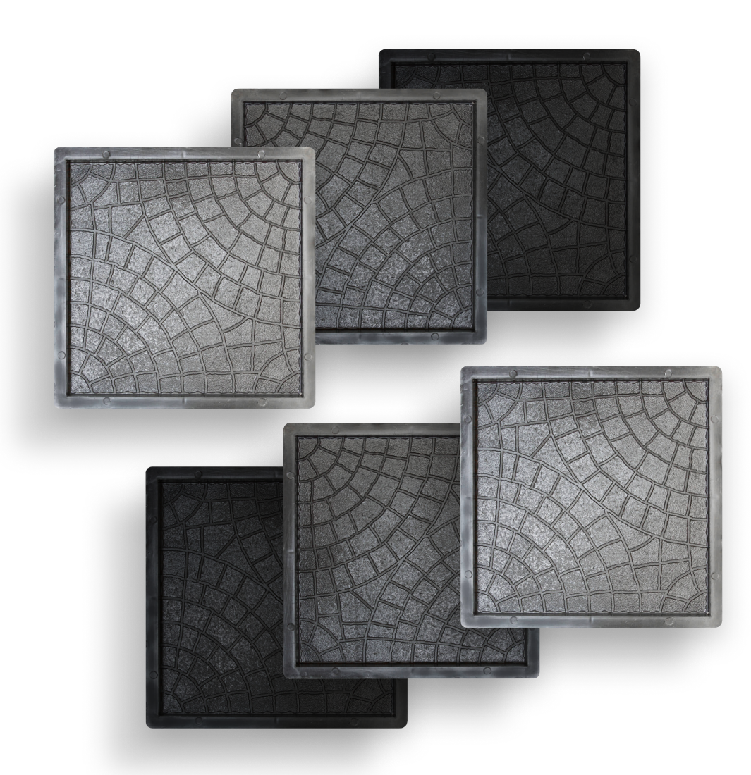 Форми для тротуарної плитки Верес-2007 Павутинка 300х300 мм 6 шт. (1010206-3161)